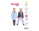 Schnittmuster burda kids - Jacke & Mantel 9215